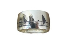 Solid Silver Napkin Ring with