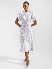 Hobbs Vita Floral Print Midi