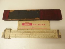 Hemmi No 260 "Advanced Engineer" Slide Rule 25 Scales Duplex Bamboo Very Good