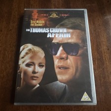 THE THOMAS CROWN AFFAIR DVD STEVE McQUEEN & FAYE DUNAWAY - New & Sealed Free P&P