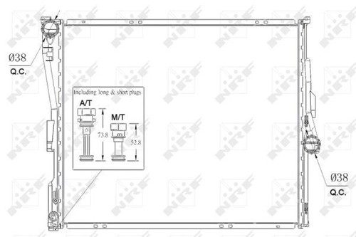Nrf radiator for - x3, xdrive
