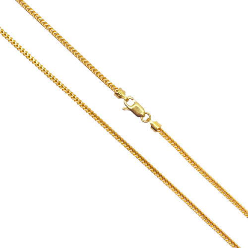 22ct yellow gold foxtail - foxtail, chain