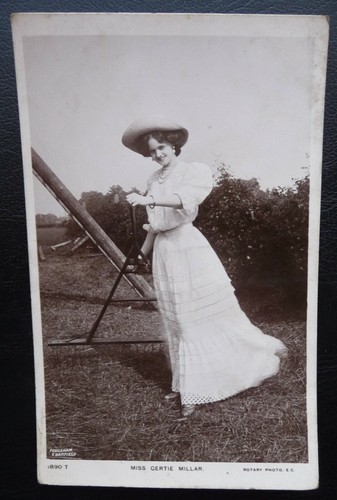 Edwardian actress miss gertie - actress,