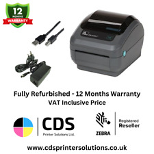 Zebra GK420D 203dpi Direct Thermal Label Printer USB Network 12 months Warranty