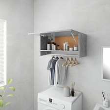 Lechnical Grey Cement Closet, 70 x 32.5 x 35  in Particle Board, Furniture, T8N9