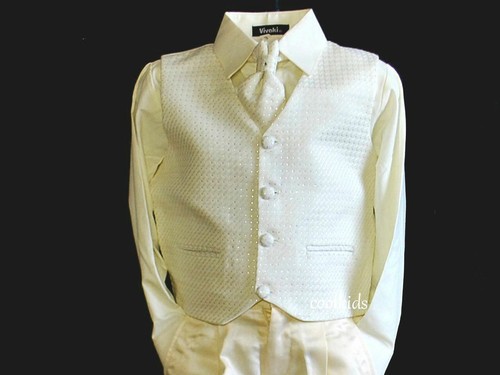 Boys suit piece all cream - piece,