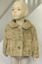 Next Girls Faux Fur Jacket 2-3 Years