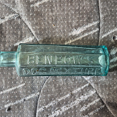 Vintage embossed aqua - aqua, glass