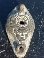 Ancient Egyptian Clay Oil Lamp