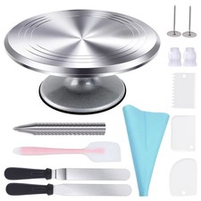 Aluminium Cake Turntable Set