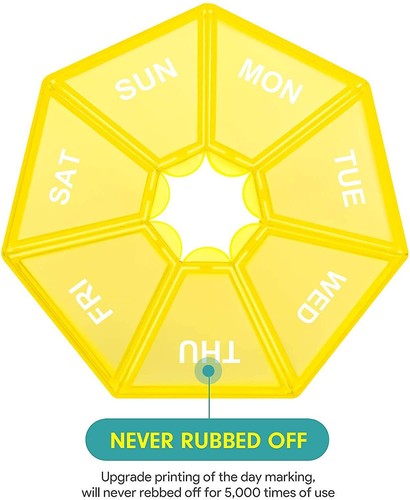 Weekly pill box daily - box,