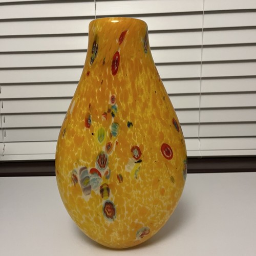 Large murano millefiori - millefiori, flask