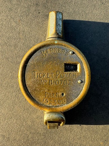 Barker ticket punch bus tram - barker's,