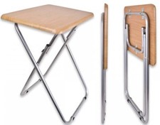 Folding Small Wooden TV Table