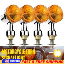 4pcs motorcycle amber chrome - 4pcs,