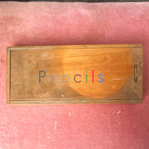 Wooden brown pencil - wooden,