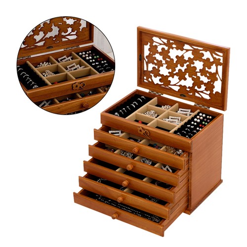 Vintage wooden jewelry box - vintage,