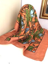 Liberty Of London Pure Silk Scarf  approx 70cmx 67cm