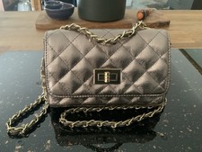 GORGEOUS VERY VINTAGE “BORSE IN PELLE  ” SMALL SINGLE 19CM CLASSIC FLAP BAG