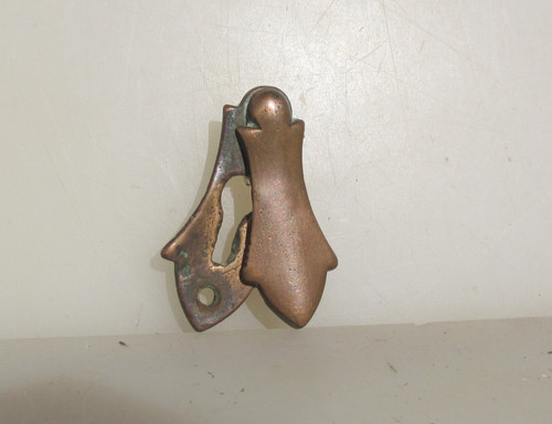 Victorian bronze keyhole - victorian,