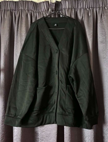 Gothic black button soft - gothic, button-up