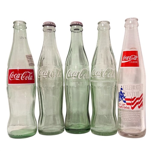 Vintage coca cola glass bottle - glass,