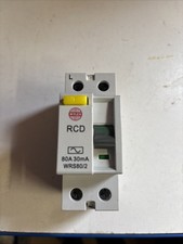 Wylex WRS80/2 80A 30mA RCD Double Pole Circuit Breaker