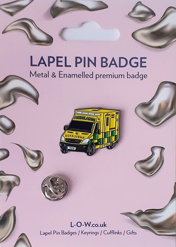 Nhs ambulance lapel pin - pin, badge