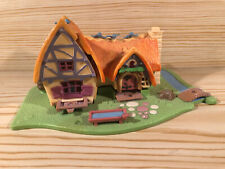 Vintage Bluebird Polly Pocket - 1995 Disney Snow White Light Up Cottage + 2 Figs