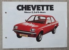 Vauxhall Chevette Brochure c.1977 - 1256cc  E  L  GL  GLS