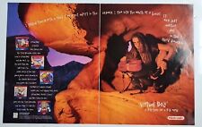 Virtual Boy Wario Land Hyper Rare Nintendo Game ADVERT 8.2X11" X 2 MINI POSTER