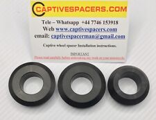 APRILIA RSV4 2009 -  WSB BSB Superbike Captive Race Wheel Spacers. BLACK.