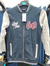 Boys Size 9 -10 Years College Style Jacket With Zip And Zip Pockets Bnwt