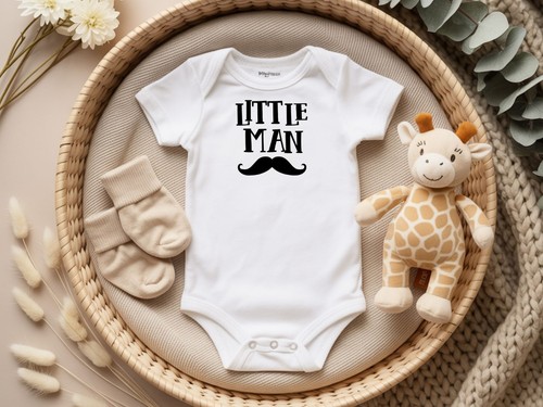 Little man baby - man, vest