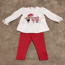 MAYORAL BABY GIRLS RED & WHITE