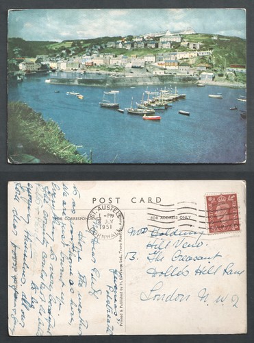 Mevagissey cornwall postcard - cornwall,