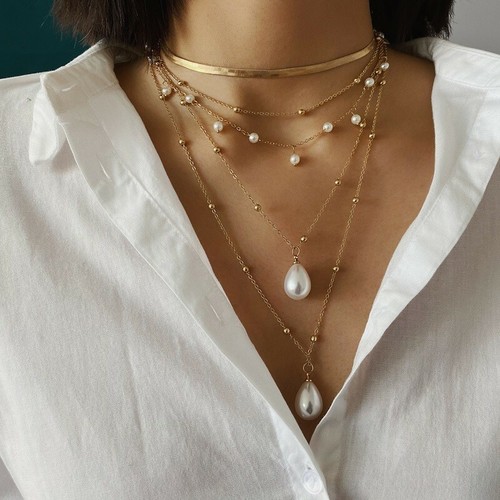 Necklace multi layer - multi,