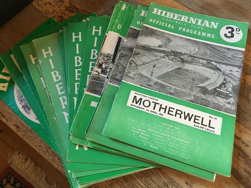 Hibernian home programmes - hibernian,