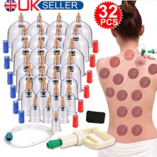 32PCS Cupping Vacuum Massage Cups Set Therapy Health Acupuncture Suction Magnet