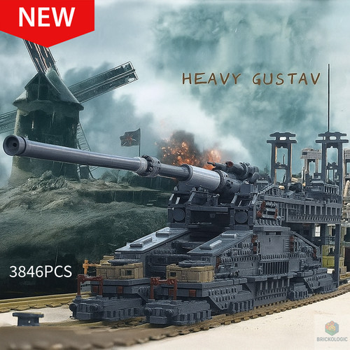 New ww2 gustav - new, railway