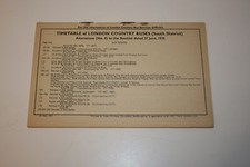 Timetable - London Country