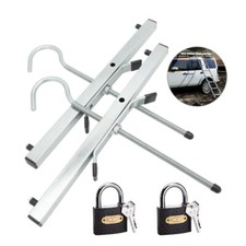 Universal Heavy Duty Ladder Roof Rack Clamp Clamps Lockable Free 2Locks Lockable