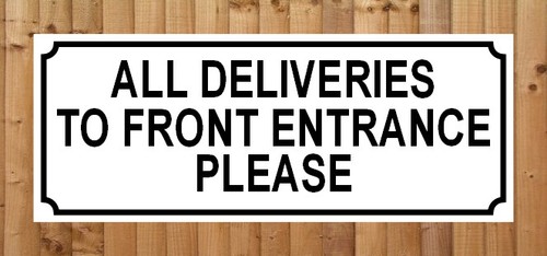 All deliveries front - all, to