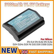 3100mAh EN-EL4a Rechargeable