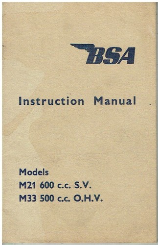 Bsa m21 m33 - m21, sv)