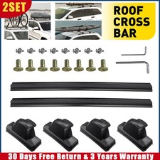 FULL LENGTH EXTENDED ROOF RAILS FOR HONDA CRV CR-V MK3 CROSS BAR RACK BARS 2SET