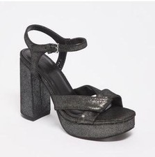 Simply Be Womens black  silver