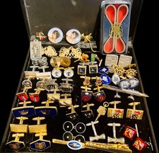 Lot Vintage Antique Cufflinks