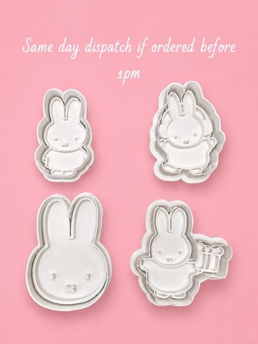 Miffy cookie cuttet set 4 - set, of