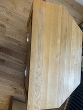 Oak Corner TV Unit Height